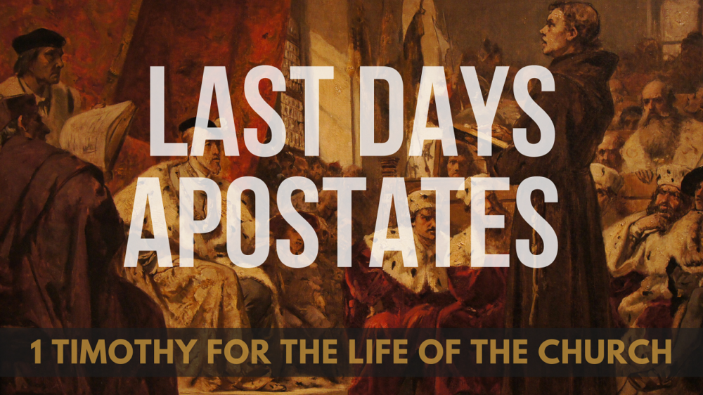 BIBLE STUDY: 1 Timothy for the life of the Church - Last days apostates