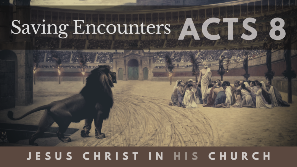 BIBLE STUDY: Jesus Christ in His Church - Saving Encounters