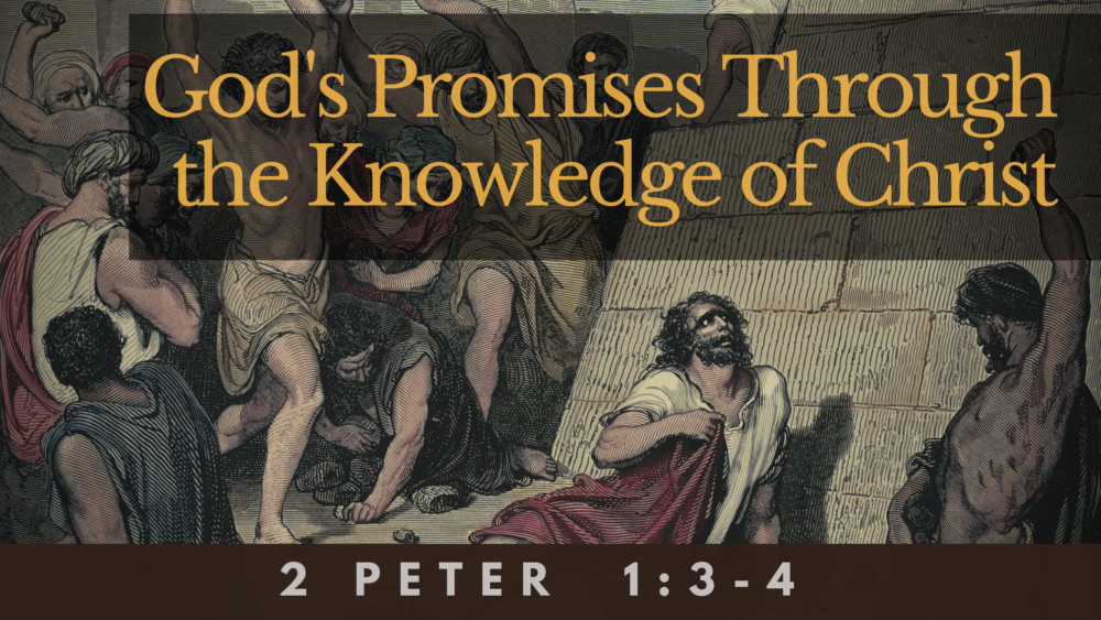 SERMON: God's Promises Through the Knowledge of Christ - 2 Peter 1:3-4 Image