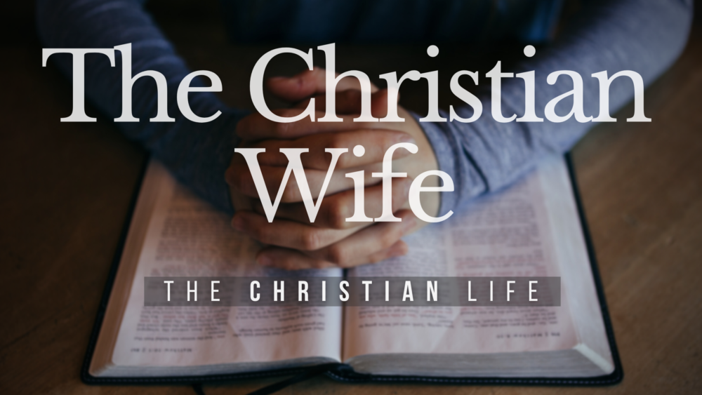 BIBLE STUDY: The Christian life - The Christian Wife Image