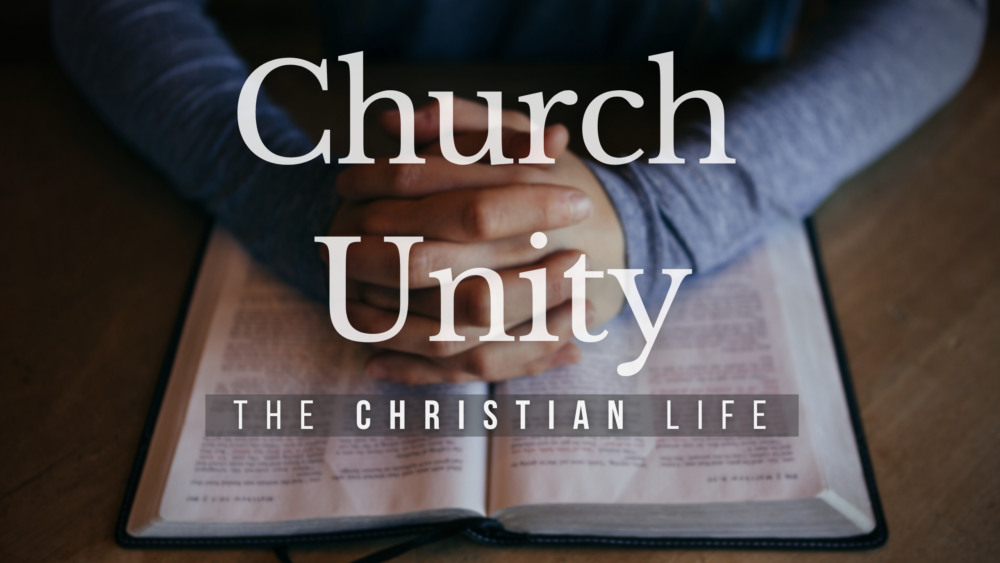 BIBLE STUDY: The Christian life - Church Unity Image