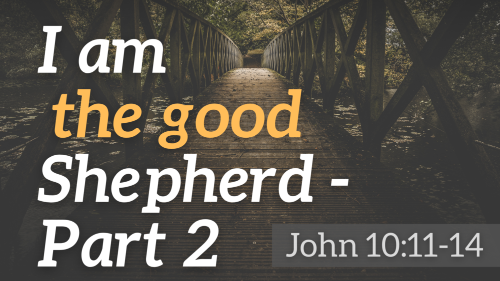 SERMON: I am the good Shepherd - Part II - John 10:11-14