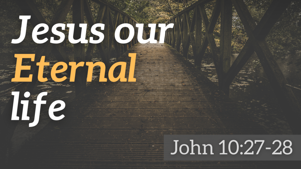 SERMON:  Jesus our Eternal life - John 10:27-28  Image